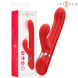 LELE MULTIFUNCTION VIBRATOR ROTATING & OSCILLATION & STIMULATION RED