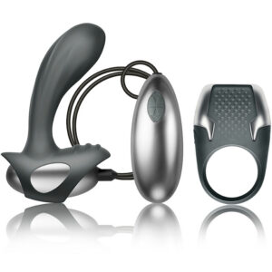 EXCITE KIT COCK RING + WIRE PROSTATE MASSAGER