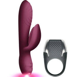 LAMOUR KIT RABBIT VIBRATOR + LED COCK RING