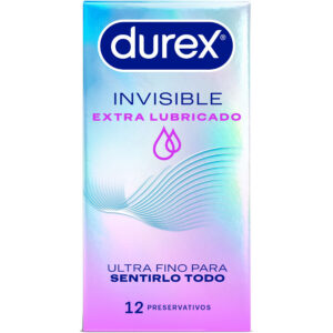 EXTRA LUBRICATED INVISIBLE CONDOMS 12 UNITS