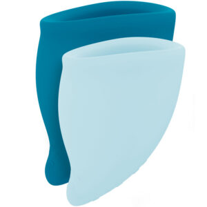 FUN MENSTRUAL CUP KIT TURQUOISE