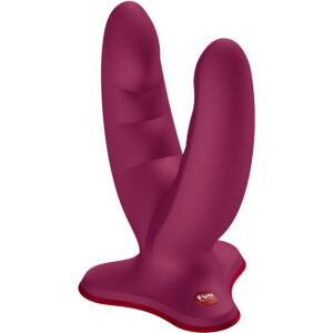 RYDE DOUBLE DILDO WINE RED
