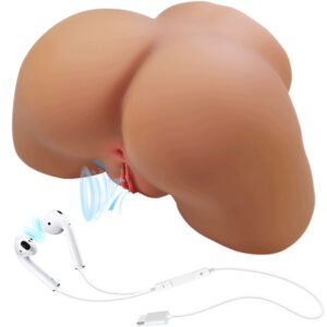 ILANA REALISTIC FEMALE BUTT VIBRATOR AND SUCKER WITH SOUND 6.8 KG