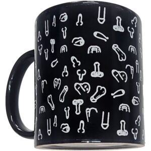 PENIS MUG BLACK 370 ML