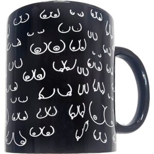 BOOBS MUG BLACK 370 ML