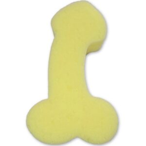 YELLOW PENIS-SHAPED SPONGE