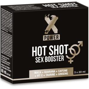 HOT SHOT SEX BOOSTER INCREASE LIBIDO 3 X 20 ML