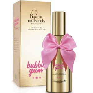 BUBBLE GUM 2·IN·1 SCENTED MASSAGE & INTIMATE GEL 100 ML