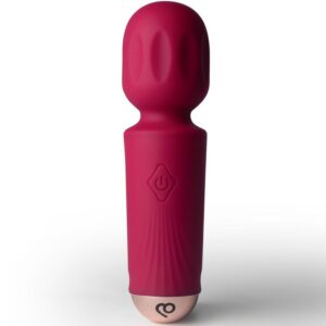 MINI RECHARGEABLE WAND 16 FUNCTIONS AZALEA RED