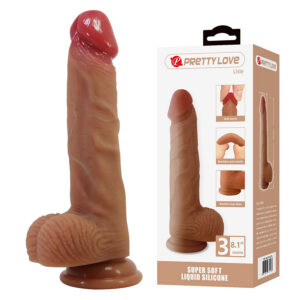 LISLE REALISTIC DILDO WITH SUCTION CUP 20.6 CM -Ø- 4.2 CM