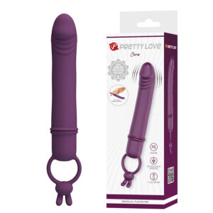 CORA VIBRATOR PENIS FORM WITH RESISTANCE RING