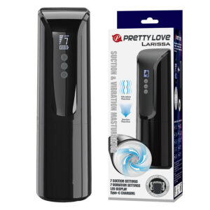 LARISSA VIBRATING SUCTION MASTURBATOR