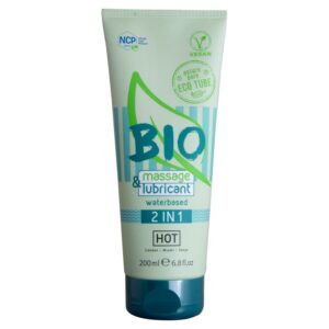 BIO MASSAGE & LUBRICANT WATERBASED 2 IN 1 200 ML