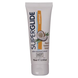 SUPERGLIDE EDIBLE LUBRICANT WATERBASED COCONUT 75 ML