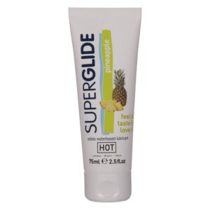 SUPERGLIDE EDIBLE LUBRICANT WATERBASED PINEAPPLE 75 ML