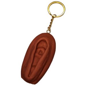 VAGINA KEYCHAIN DARK TONE