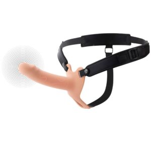INFERNO VIBRATING PENIS SLEEVE STRAP-ON  16 CM