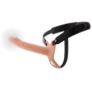 INFERNO VIBRATING PENIS SLEEVE STRAP-ON 20 CM
