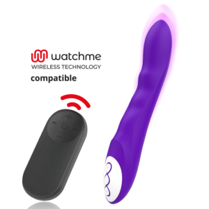 DANTE PURPLE VIBRATOR + WATCHME REMOTE CONTROL