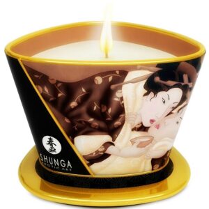 MINI CARESS BY CANDELIGHT CHOCOLATE MASSAGE CANDLE 170 ML