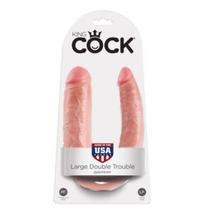 U-SHAPED LARGE DOUBLE TROUBLE FLESH 17.8 CM