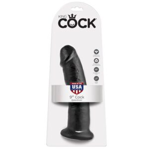 9 DILDO BLACK 22.9 CM