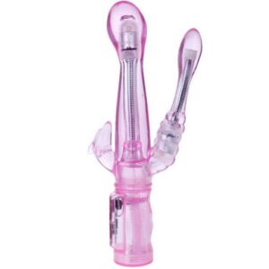 FLEXIBLE VIBRATOR WITH ANAL STIMULATOR