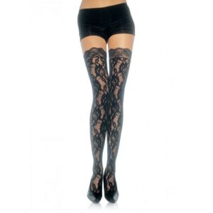 FLORAL LACE STOCKINGS