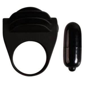 CHESTER BLACK VIBRATOR RING