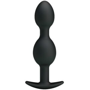 SILICONE ANAL BALLS 12.5 CM BLACK