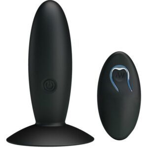 RECHARGEABLE ANAL PLUG WITH VIBRATION AND CONTROL