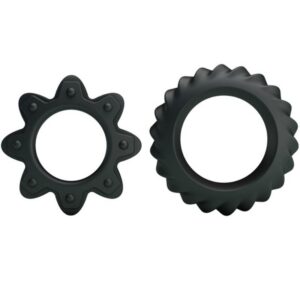 KIT 2 RING FLOWERING SILICONE RINGS