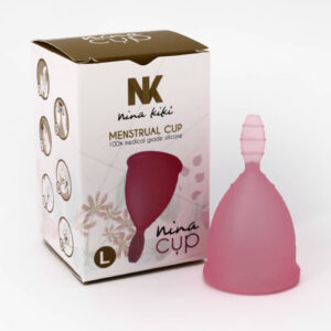 MENSTRUAL CUP PINK SIZE L 6 + 1 FREE