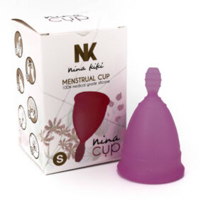 MENSTRUAL CUP PURPLE SIZE S 6 + 1 FREE