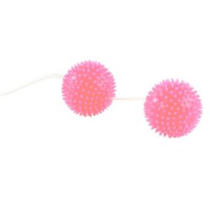 A DEEPLY PLEASURE PINK TEXTURED BALLS 3.6 CM