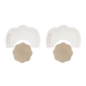 BREASTS ENHANCER + NIPPLE COVERS SILK CUP D/F