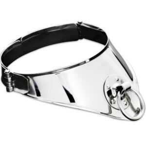 RESTRAINT COLLAR WITH RING AND PADLOCK 12.5 CM