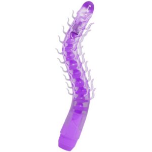FLEXI VIBE SENSUAL SPINE BENDABLE VIBRATING DILDO LILAC 23.5 CM