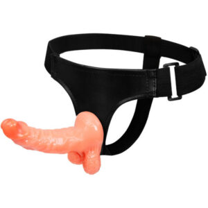 HARNESS WITH REALISTIC PENIS AND ULTRA PASSIONATE ADJUSTABLE PANTIES 15.5 CM