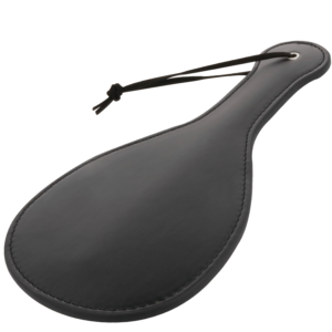 ROUNDED BLACK FETISH PADDLE
