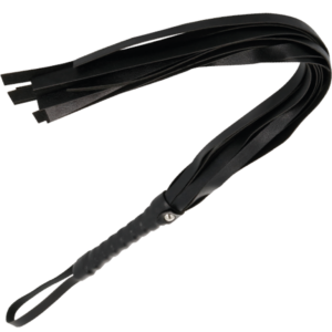 BLACK BONDAGE WHIP 45 CM