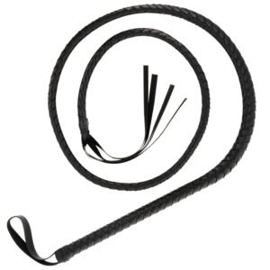 BLACK BONDAGE WHIP 210CM