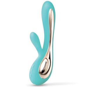 SORAYA 2 RABBIT AQUA GREEN VIBRATOR