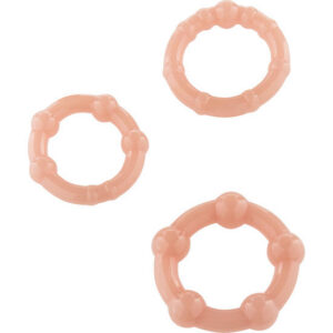 SET OF THREE SKIN PENIS RINGS