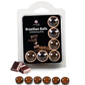 SET 6 BRAZILIANS BALLS CHOCOLATE