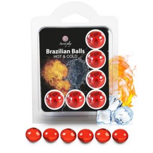SET 6 BRAZILIAN BALLS HOT AND COLD EFFECT