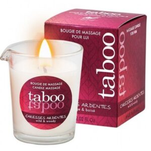 TABOO MASSAGE CANDLE FOR HIM CARESSES ARDENTES FERN AROMA