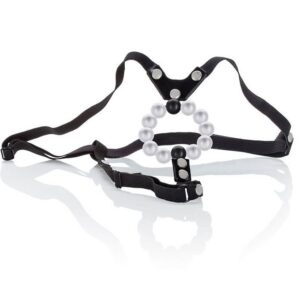 LOVERS THONG W. PLEASURE PEARLS