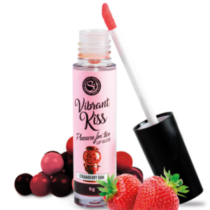LIP GLOSS VIBRANT KISS STRAWBERRY GUM