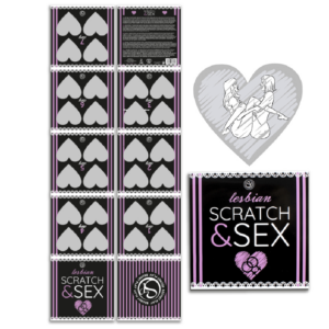 SCRATCH & SEX GAME FOR COUPLES LESBIAN POSITIONS (ES/EN/FR/PT/DE)